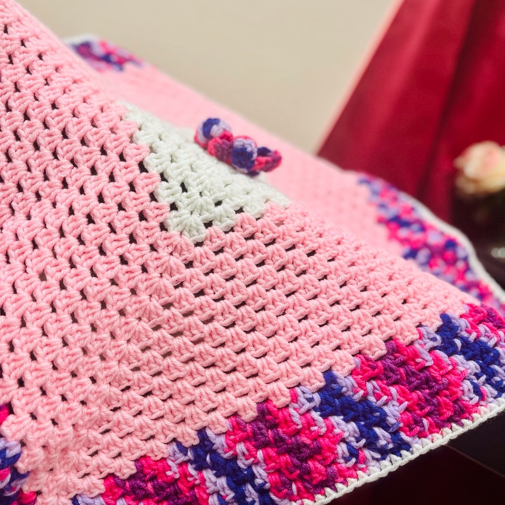 Handmade crochet decoration